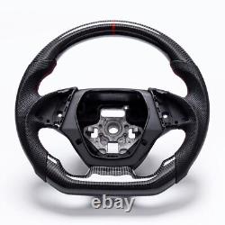 Real carbon fiber Sport Withheated Steering Wheel for Chevrolet Camaro 2016-2023