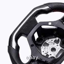 Real carbon fiber Sport Withheated Steering Wheel for Chevrolet Camaro 2016-2023