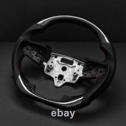 Real carbon fiber Steering Wheel for 2019-2023 SILVERADO 1500 2500 3500 Withheated