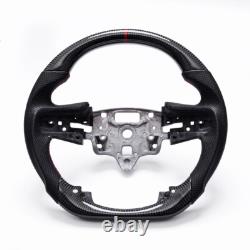 Real carbon fiber Steering Wheel for 2019-2023 SILVERADO 1500 2500 3500 Withheated