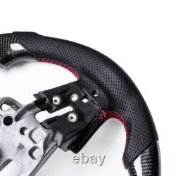 Real carbon fiber Steering Wheel for 2019-2023 SILVERADO 1500 2500 3500 Withheated
