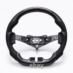 Real carbon fiber Withheated Steering Wheel 2012-2014 Charger Challenger Durango