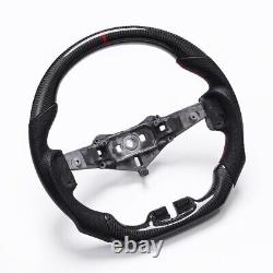 Real carbon fiber Withheated Steering Wheel 2012-2014 Charger Challenger Durango