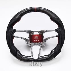 Real carbon fiber Withheated Steering Wheel 2015-20 911 718 Boxster Cayman Macan S