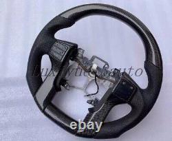 Real carbon fiber steering wheel skeleton+Cover for Toyota Prado Tacoma 2010-16