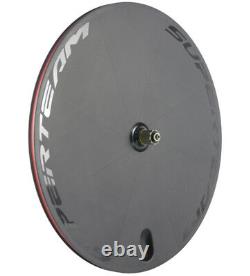 Rear Disc Wheel Clincher Road/Track Bike 700C Carbon Fiber Disc Carbon Wheel