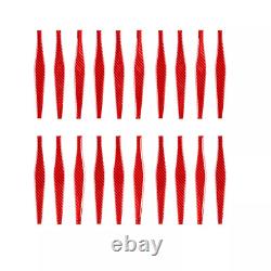 Red Carbon Fiber Car Wheel Hub Decorative Trim Strip For Corvette C8 20-24