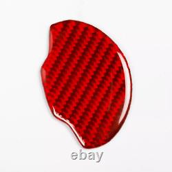 Red Carbon Fiber Car Wheel Hub Decorative Trim Strip For Corvette C8 20-24