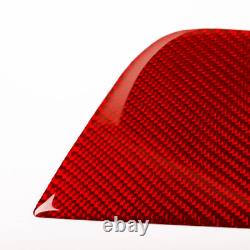 Red Carbon Fiber Car Wheel Hub Decorative Trim Strip For Corvette C8 20-24