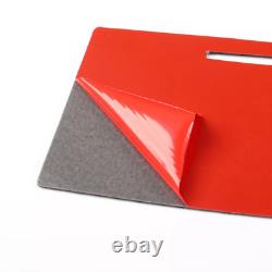 Red Carbon Fiber Car Wheel Hub Decorative Trim Strip For Corvette C8 20-24
