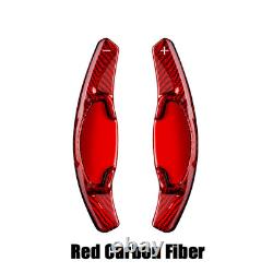 Red Carbon Fiber Steering Wheel Shifter Paddle For Honda Civic Sport 2022-2023