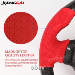Red Carbon Fiber Steering Wheel for Maserati GranTurismo GT Stradale 2008-2019