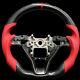Red Leather Carbon Fiber Steering Wheel Fits For Honda Accord 10th 2018-2022