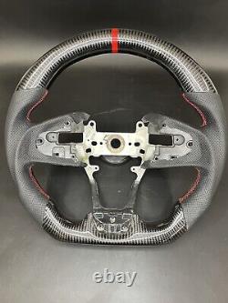 Red Line Carbon Fiber Steering Wheel for Honda Civic 10th Gen 2016-2020
