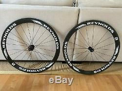 Reynolds Assault Carbon Fiber Clincher Wheelset 700c 10 spd Shimano rim brake