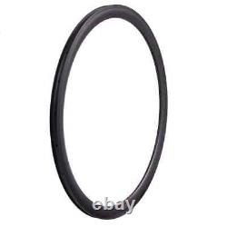 Road Bicycle Carbon Fiber Wheelset Depth 50mm U Shape Width 25mm Tubuless