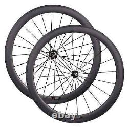 Road Bike Carbon Fiber Wheels Depth 50mm U Shape Tubuless Bicycle Wheelset