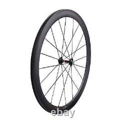 Road Bike Carbon Fiber Wheels Depth 50mm U Shape Tubuless Bicycle Wheelset