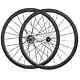 Road Bike Carbon Fiber Wheelset Straight Pull Hub Depth 38mm Width 25mm Tubuless