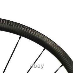Road Bike Rim Brake Carbon Fiber Wheel Set Depth 30mm Clincher/Tubeles/Tubular