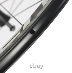 Road Bike Wheels 50mm Carbon Fiber Wheelset Clincher Bicycle Wheelset