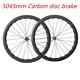 Road Bike Wheelset Wave Ring Carbon Fiber Wheels 700C Disc Brake Center Lock