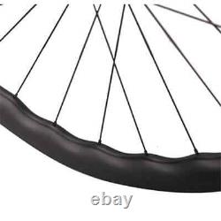 Road Bike Wheelset Wave Ring Carbon Fiber Wheels 700C Disc Brake Center Lock