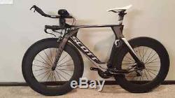 SCOTT Plasma 3 Premium TT / Triathlon Bike Medium (54) Carbon Race Wheels