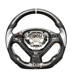 SILVER CARBON FIBER Steering Wheel FOR INFINITI g37g25 G37X With CARBON THUMBGRIPS