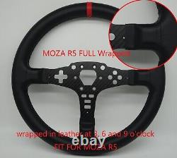 SIMPUSH MOZA R5 R3 ES 13inchs 33cm Circular steering wheel Rally sim racing