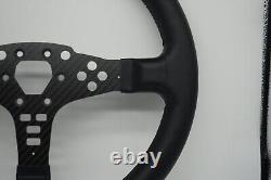 SIMPUSH MOZA R5 R3 ES 13inchs 33cm Circular steering wheel Rally sim racing
