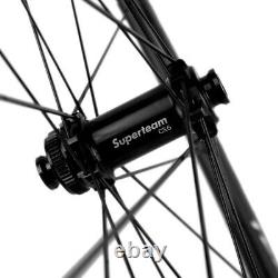 SPT 700C Disc Brake Carbon Wheels 45mm Tubeless Carbon Road Bike Wheelset 25mm