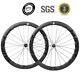 SUPERTEAM 50mm Carbon Wheels Clincher Disc Brake UCI Proved Wheelset Thru Axle