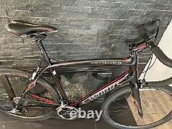 SUPER CLEAN Specialized S-Works Roubaix Sram Red 58cm Road Bike WithCarbon Wheels