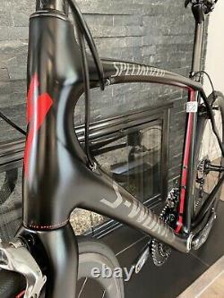 SUPER CLEAN Specialized S-Works Roubaix Sram Red 58cm Road Bike WithCarbon Wheels