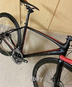 SUPER CLEAN! Specialized S-Works Roubaix Sram Red With Roval Carbon Wheels 52cm 52