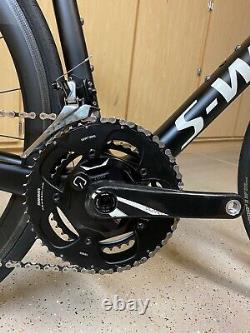 SUPER CLEAN! Specialized Sworks Tarmac SRAM RED 56cm 56 With Carbon Wheels Black