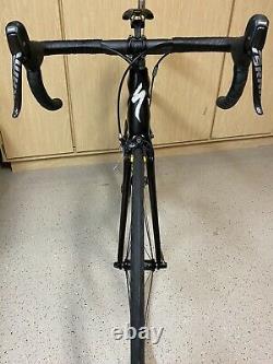 SUPER CLEAN! Specialized Sworks Tarmac SRAM RED 56cm 56 With Carbon Wheels Black