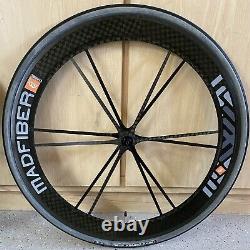 SUPER RARE/CLEAN! Mad Fiber Wheels 60mm/66mm Carbon Wheelset Madfiber CLINCHER