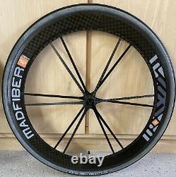 SUPER RARE/CLEAN! Mad Fiber Wheels 60mm/66mm Carbon Wheelset Madfiber CLINCHER