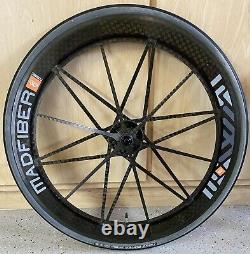 SUPER RARE/CLEAN! Mad Fiber Wheels 60mm/66mm Carbon Wheelset Madfiber CLINCHER