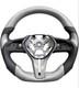 Silvery Carbon Fiber black Leather Steering Wheel for Infiniti Q60 2021 for Sale