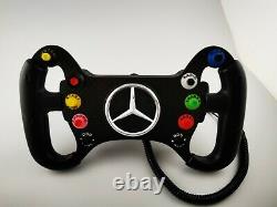 Sim Race Steering Wheel DIY KIT, AMG Carbon Fiber Replica for simucube, VRS