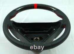 Slk R171 Amg 04-08 C W203 Real Carbon Fiber Leather Steering Wheel A1714600103