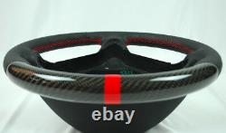 Slk R171 Amg 04-08 C W203 Real Carbon Fiber Leather Steering Wheel A1714600103