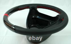 Slk R171 Amg 04-08 C W203 Real Carbon Fiber Leather Steering Wheel A1714600103