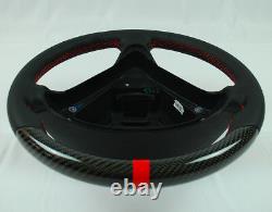 Slk R171 Amg 04-08 C W203 Real Carbon Fiber Leather Steering Wheel A1714600103