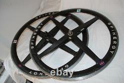 Spinergy Rev X Carbon Fiber 700c Clincher Wheel Set Front & Rear