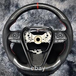 Sport Carbon Fiber Steering Wheel Fit for Toyota Camry Rav4 Corolla 2018+