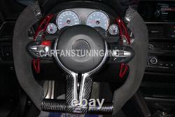 Sport Steering Wheel Carbon Fiber Suede Leather For BMW F80 M3 F82 M4 F87 M2